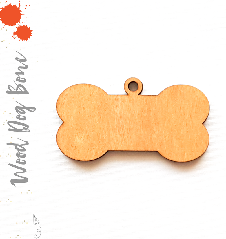 Wood Keychain Dog Bone Soto (Package.Price)