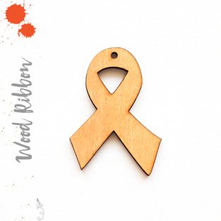 Wood Keychain Ribbon (Package.Price)