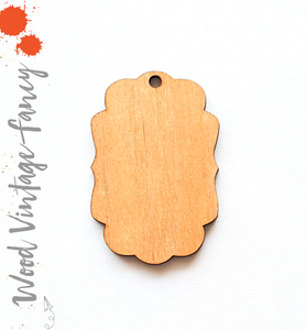 Wood Keychain Vintage Fancy (Package.Price)