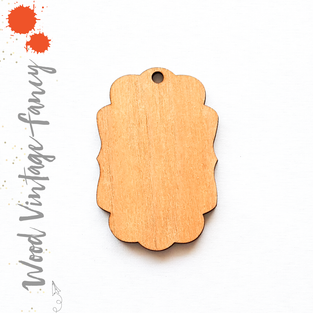 Wood Keychain Vintage Fancy (Package.Price)