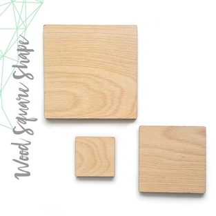 Wood Square 3/16" Thick (Package.Price)