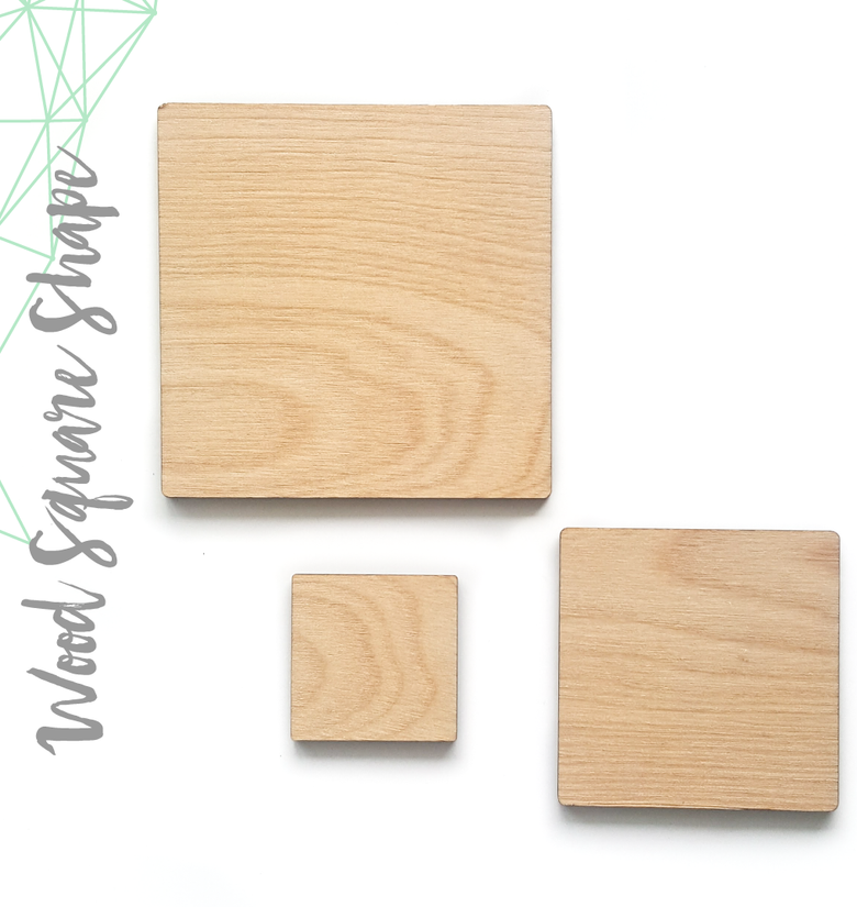Wood Square 3/16