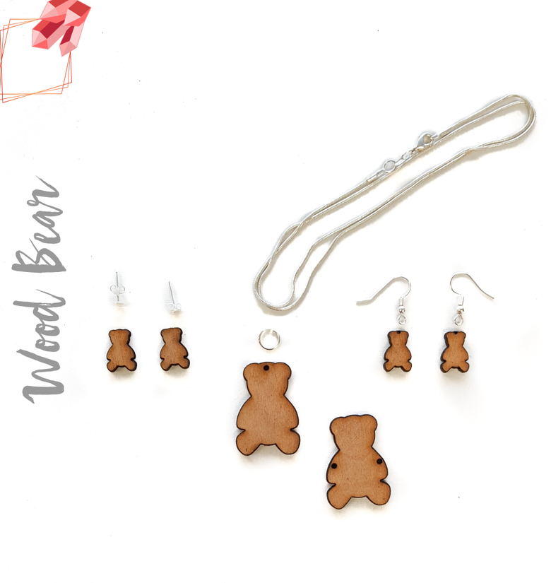 Wood Jewelry Bear (Package.Price)