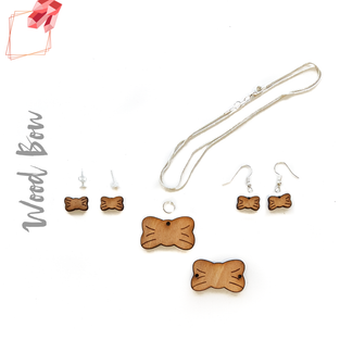 Wood Jewelry Bow (Package.Price)
