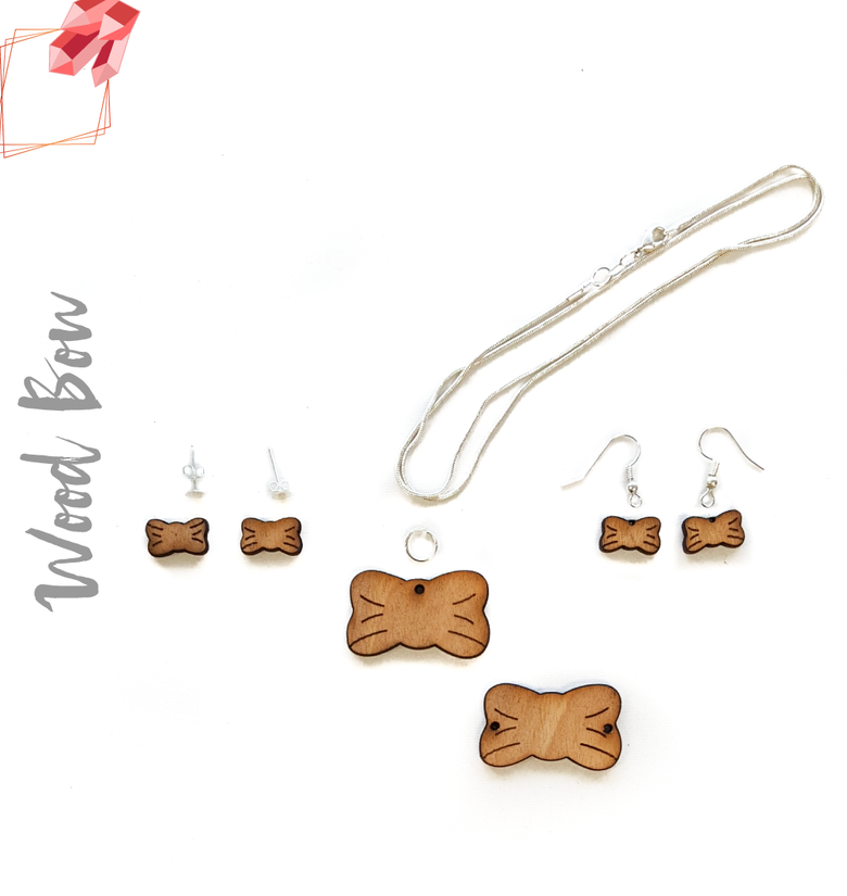 Wood Jewelry Bow (Package.Price)