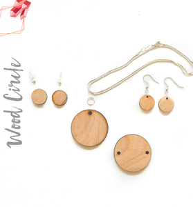 Wood Jewelry Circles (Package.Price)