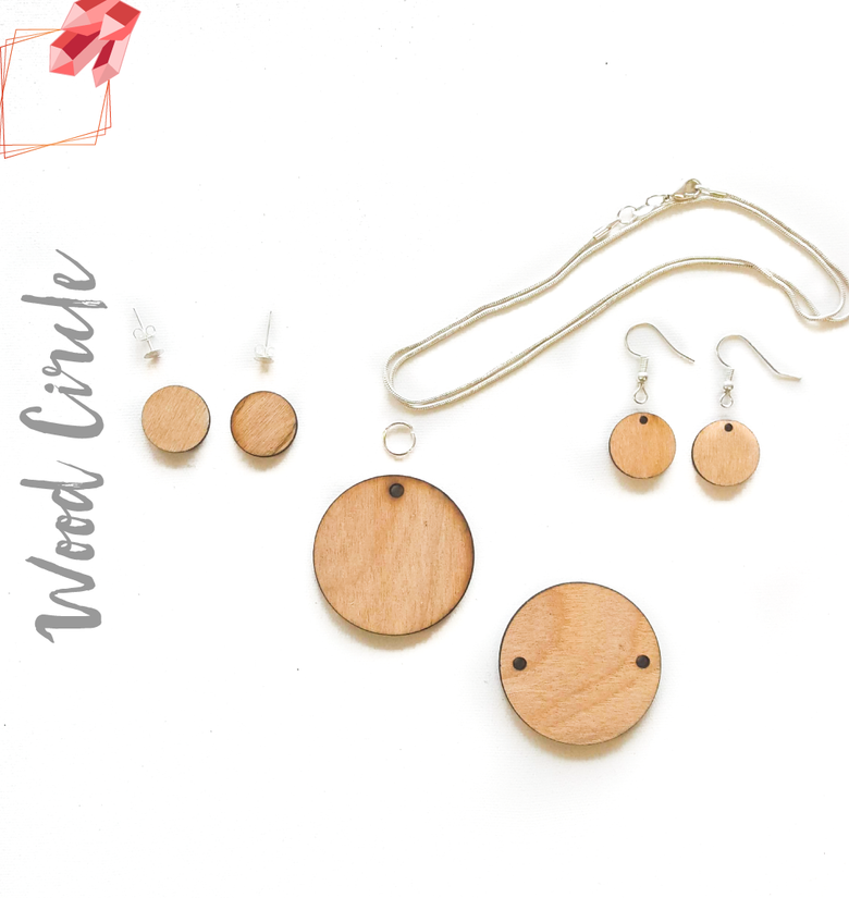 Wood Jewelry Circles (Package.Price)