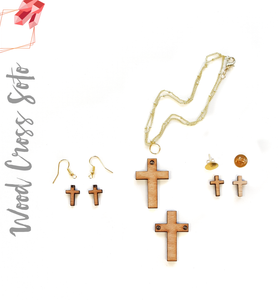 Wood Jewelry Cross (Package.Price)