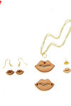 Wood Jewelry Lips (Package.Price)