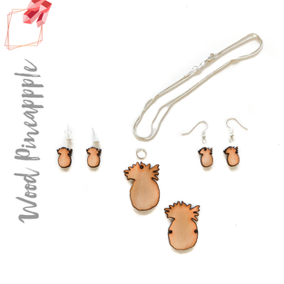 Wood Jewelry Pine Apple (Package.Price)