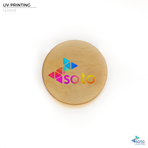 UV Printing Wood Keychain Mouse Head with Ribbon (Package.Price)