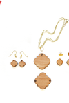 Wood Jewelry Quatrefoil (Package.Price)