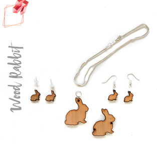 Wood Jewelry Rabbit (Package.Price)