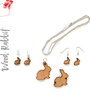 Wood Jewelry Rabbit (Package.Price)