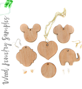 Wood Jewelry A Samples (Package 24 Units)