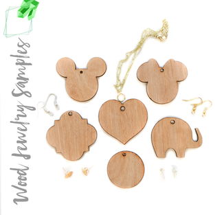 Wood Jewelry A Samples (Package 24 Units)