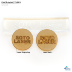 Laser Engraving Wood Christmas Ornaments Bell Soto