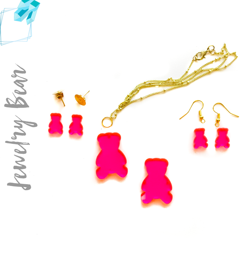 Acrylic Jewelry Bear
