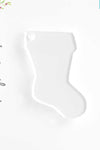 Laser Engraving Acrylic Christmas Ornaments Boot