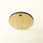 UV Printing Wood Circles With Hole 3/16