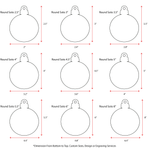 Wood Christmas Ornaments Samples (Package 24 Units)