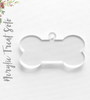 Acrylic Christmas Ornaments Dog Bone Soto